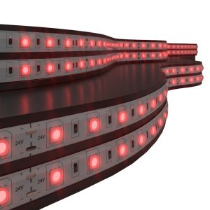 Лента светодиодная SMD 5050 красный свет 24 В 14,4 Вт/м 5 м IP65 Elektrostandard (a052974)