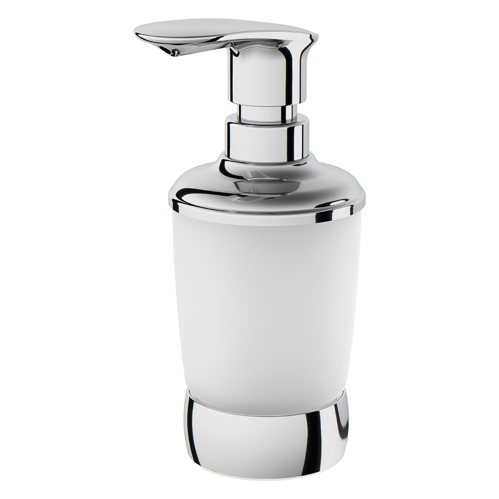 original-10543.jpg Дозатор для мыла AM.PM Sensation настольный стекло матовый/металл хром (A3031900) — изображение 1