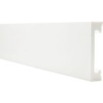 Плинтус экополимер Winart Pro Quadratum 65х16х2000 мм белый матовый (90.65.001.001)