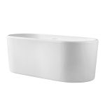 Ванна акриловая Abber 160х70 см отдельностоящая с ножками (AB9272-1.6)