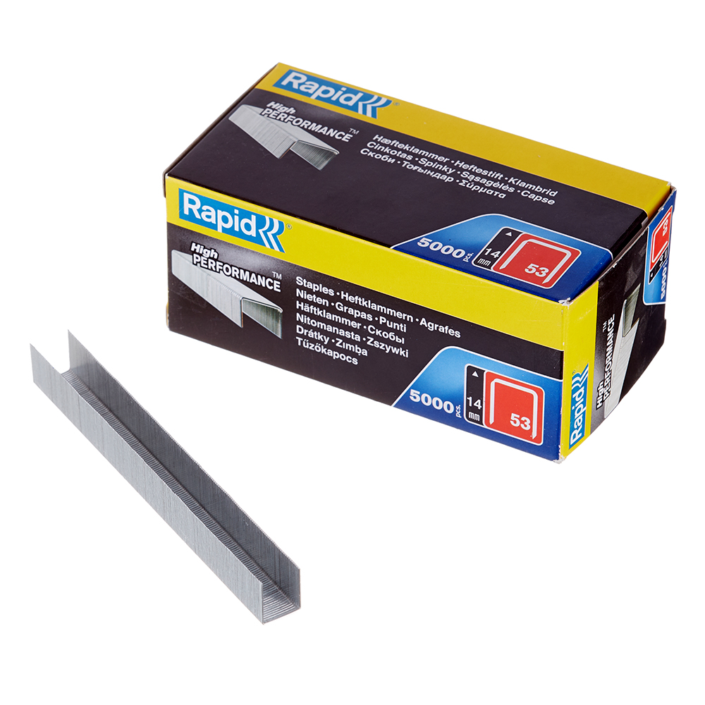 original-10904.jpg Скобы для степлера Rapid (11860410) тип 53 14 мм (5000 шт.) — изображение 1