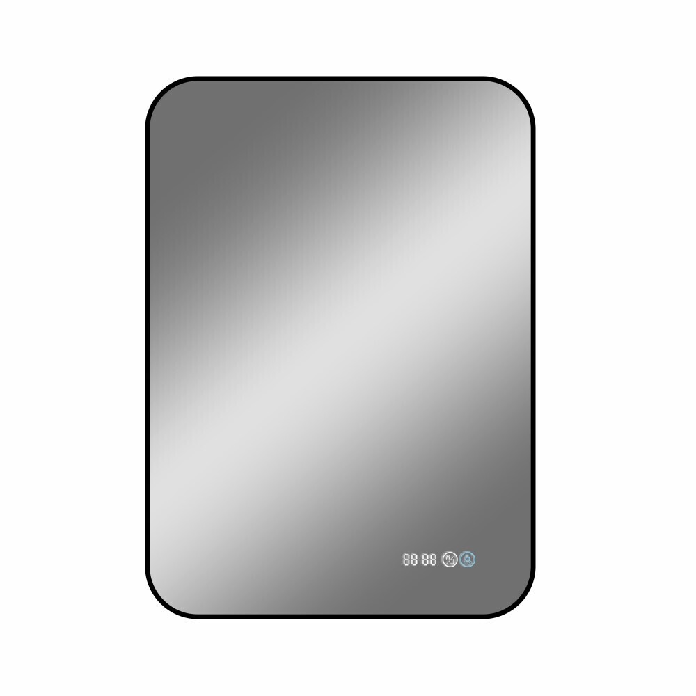 original-10932.jpg Зеркало с подсветкой прямоугольное 50х70 см с часами Continent Caseiro Led (ЗЛП5050) — изображение 1
