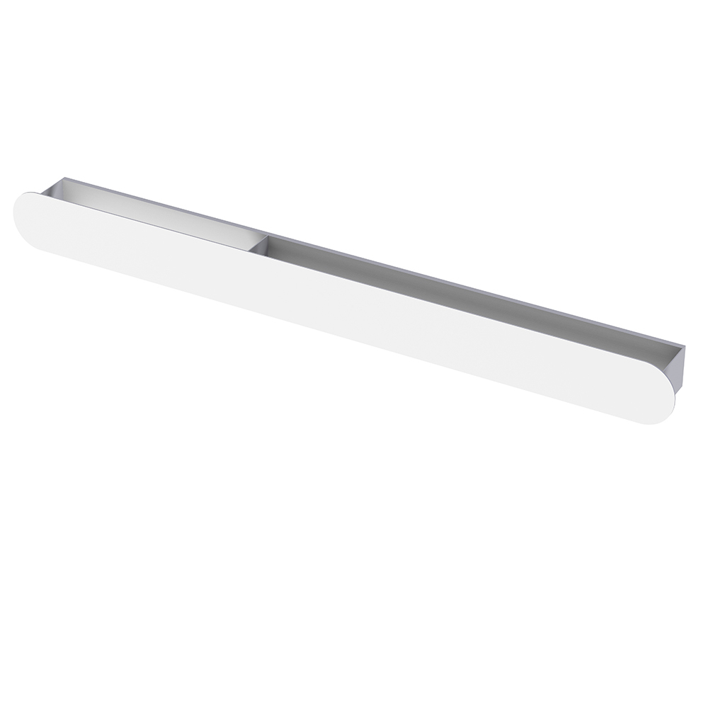 original-11069.jpg Полка для ванной Flow Round с полотенцедержателем 1000х92х90 мм металл белая (Fl-ro-d100л-б) — изображение 1