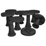 Ножки для поддона RGW N-01 ABS-пластик (8 шт.) (03230108-31)