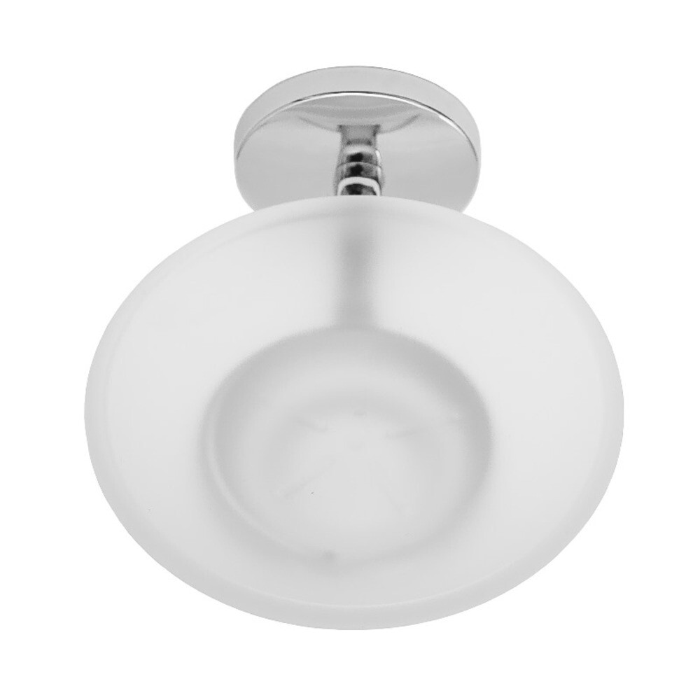 original-11124.jpg Мыльница для ванной Delphinium 41885 с держателем стекло/металл хром (102068) — изображение 1