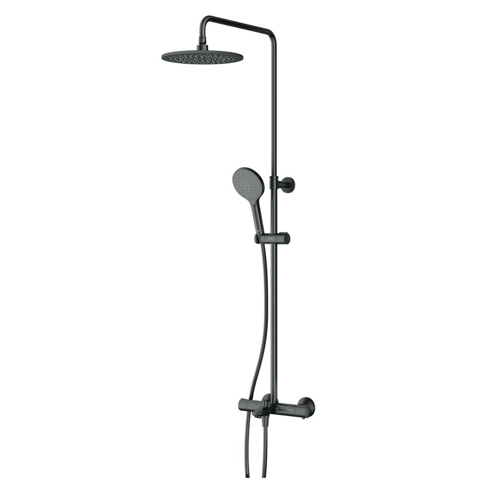 original-11191.jpg Душевая система AM.PM Like с верхним душем с лейкой с термостатом черная (F0780522) — изображение 1