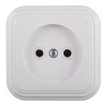 Розетка Svet накладная белая (0215-00011)