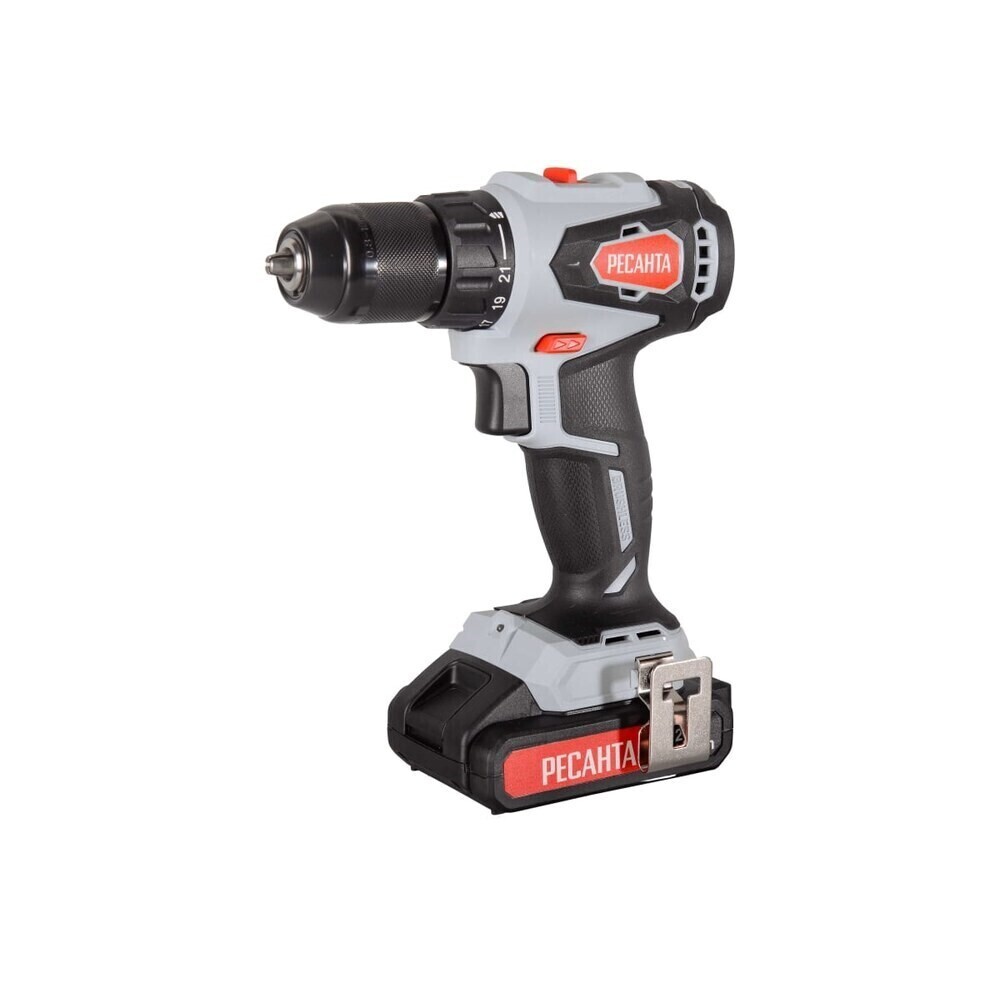 original-11528.jpg Дрель-шуруповерт аккумуляторная бесщеточная Ресанта ДА-20-2ЛК-Б 20 В 2 Ач Li-Ion 2 АКБ и ЗУ (75/14/10) — изображение 1