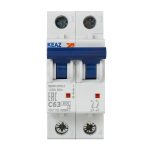 Автоматический выключатель модульный КЭАЗ OptiDin 2P 63А тип C 6 кА 220 В (260610)