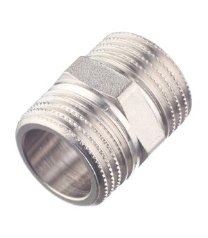 Ниппель Stout 1/2 НР(ш) х 1/2 НР(ш) латунный (SFT-0004-001212)