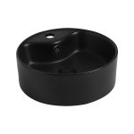 Раковина Abber Bequem 41 см накладная черная матовая (AC2104MB)