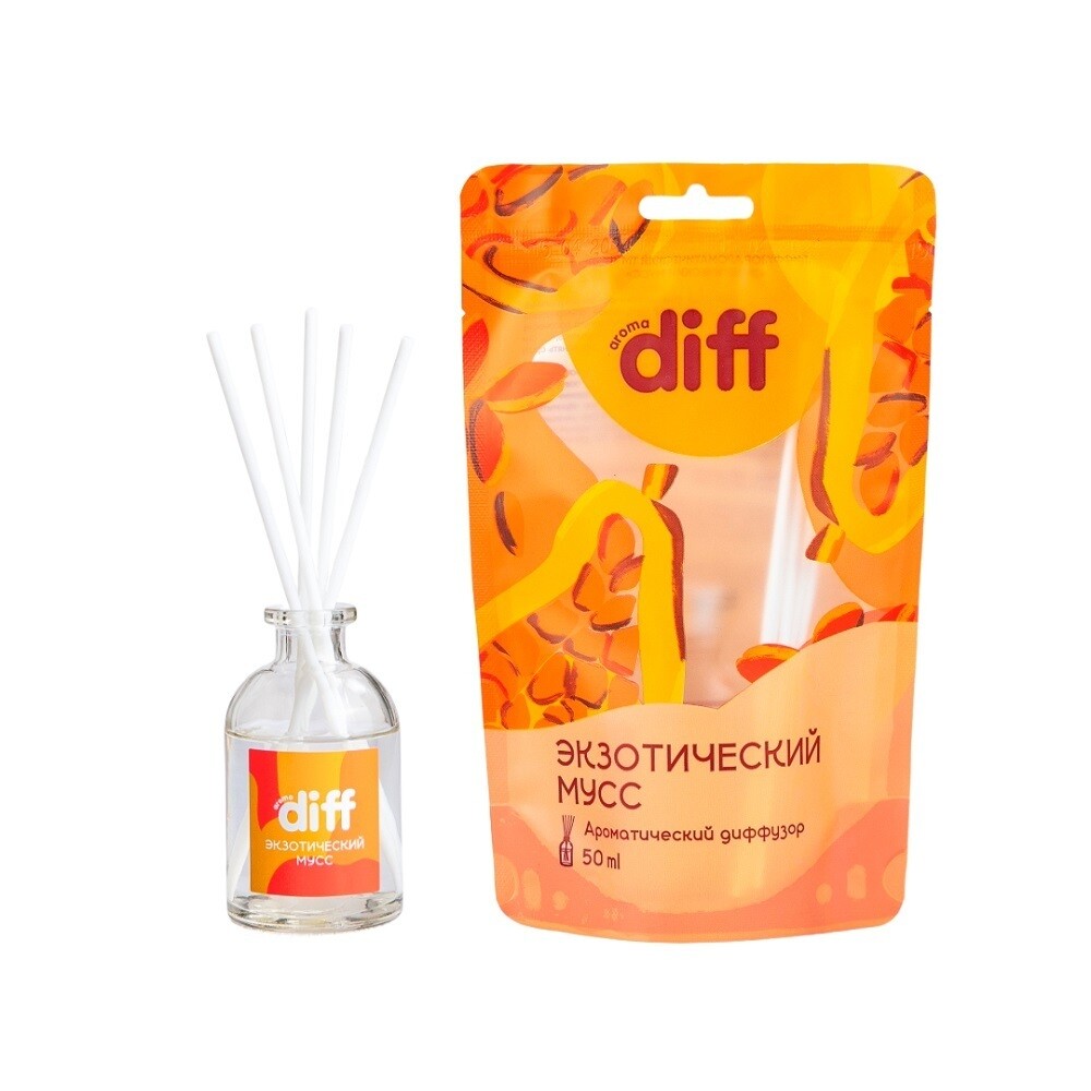 original-11708.jpg Аромадиффузор с палочками Diff Экзотический мусс 50 мл — изображение 1
