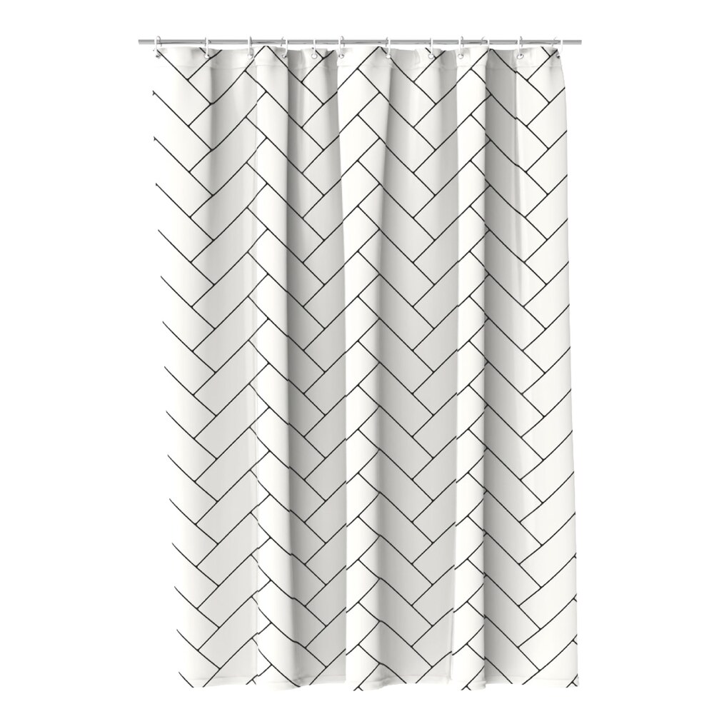 original-11738.jpg Штора для ванны Fora Амарилис 1800х1800 мм полиэстер белая (FOR-OL14) — изображение 1