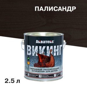 Антисептик Акватекс Викинг декоративный для дерева палисандр 2,5 л