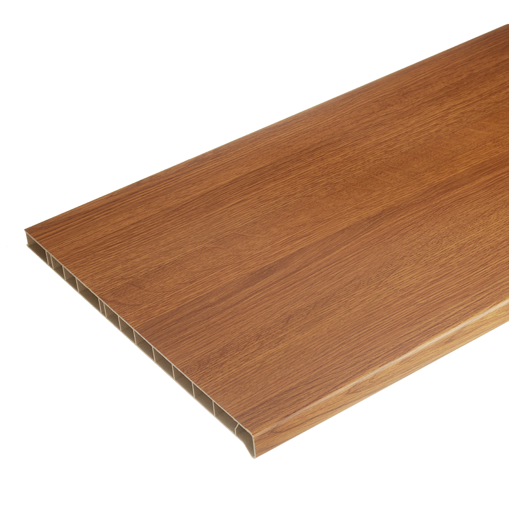 original-12117.jpg Подоконник ПВХ Moeller LD-S 30 400х2000х22 мм покрытие Elesgo дуб золотой матовый — изображение 1