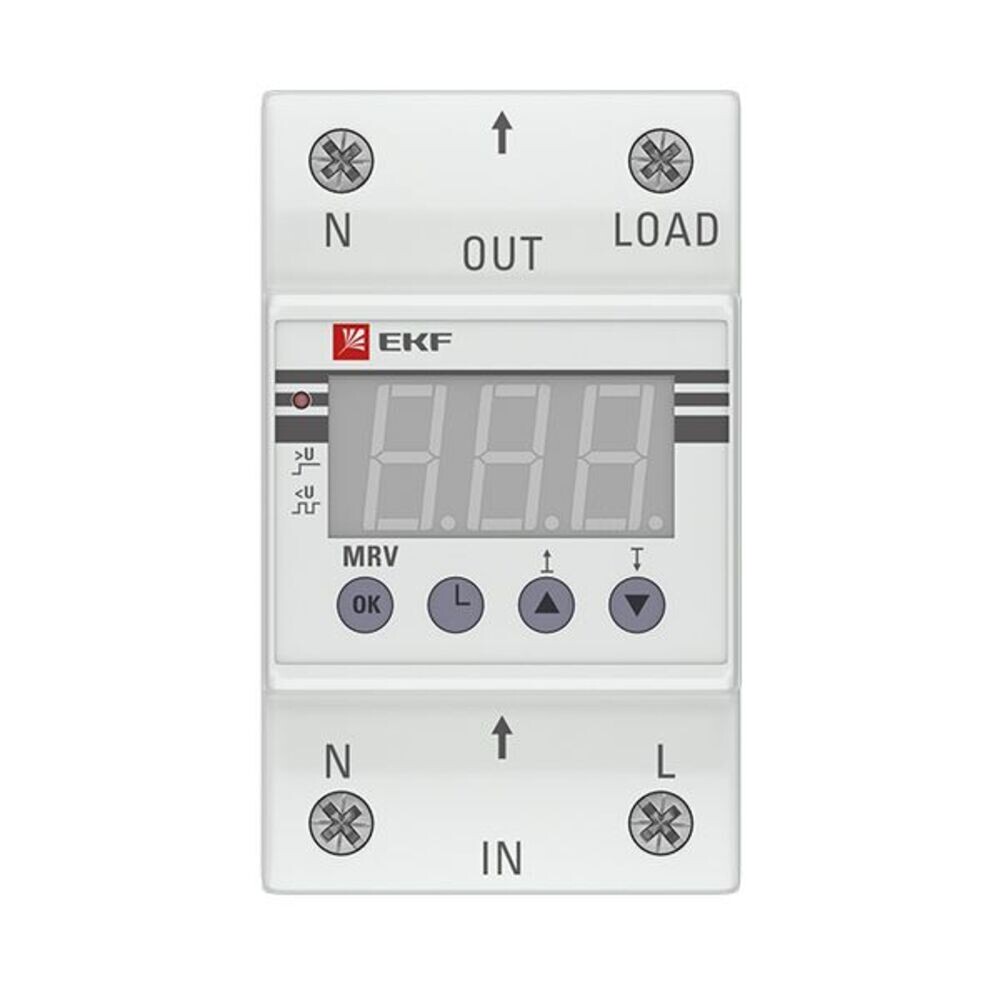 original-12133.jpg Реле напряжения EKF PROxima (MRV-32A) 230 В 32 А тип AC с дисплеем — изображение 1