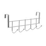 Вешалка для ванной Доляна Блеск 5 крючков на дверь металл хром (1038454)