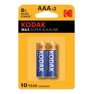 Батарейка Kodak Мax ААА мизинчиковая LR03 1,5 В (2 шт.) (Б0005132)