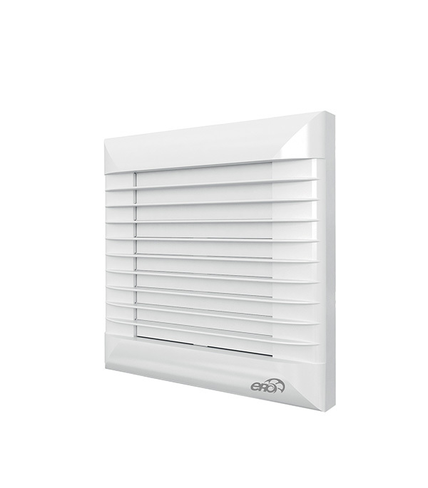 original-12186.jpg Вентилятор осевой Era Euro с автоматическими жалюзи 187,6х187,6 мм d125 мм белый — изображение 1