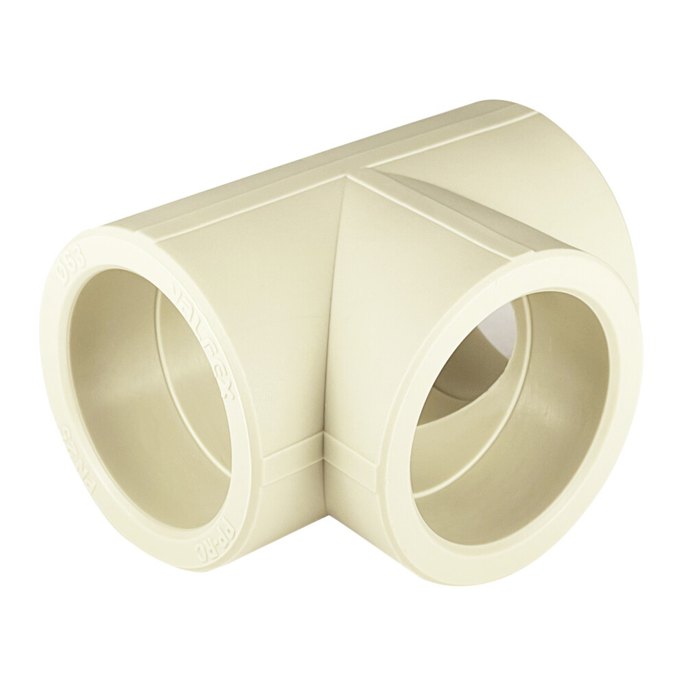 original-12250.jpg Тройник полипропиленовый Valfex 63 х 63 х 63 мм серый (10111063Г) — изображение 1