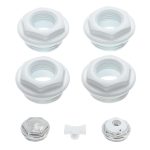 Набор присоединительный универсальный Rifar 1 НР х 1/2 ВР для радиатора белый (R.Ad.G12)