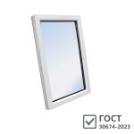 Пластиковое окно VEKA WHS Halo 60 1160х1200 мм 1 створка глухая двухкамерное