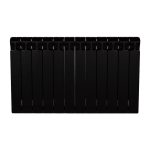 Радиатор биметаллический Rifar Monolit 500 мм 12 секций 3/4 боковое подключение антрацит