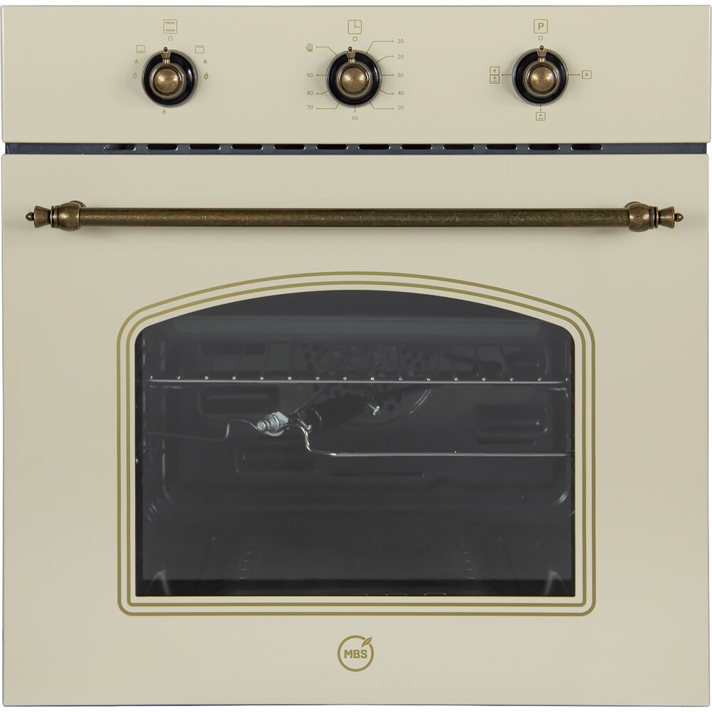 original-12425.jpg Духовой шкаф газовый встраиваемый MBS DG-607IV 594 мм слоновая кость — изображение 1