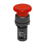 Кнопка грибок EKF PROxima SW2C-MD 230 В 1NC IP54 без фиксации с подсветкой зеленая (10 шт.) (sw2c-md-rr-24)