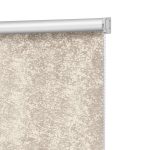Рулонная штора блэкаут 50х160 см Decofest Марбл мини бежевая