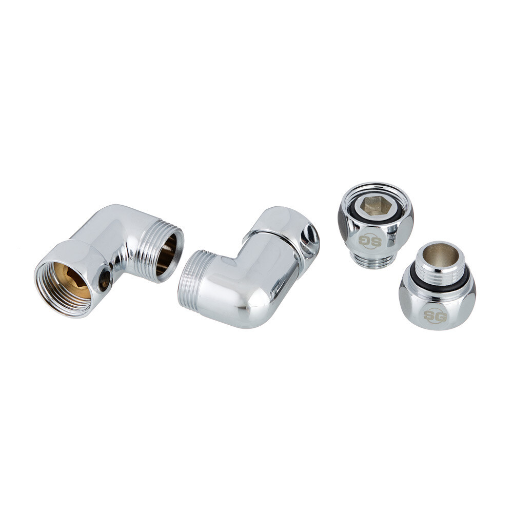 original-12811.jpg Соединитель угловой для полотенцесушителя Smart 3/4 ВР(г) х 1/2 НР(ш) хром — изображение 1