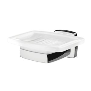 Мыльница для ванной AM.PM Gem с держателем стекло/металл хром (A9034200)