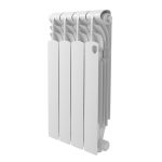 Радиатор алюминиевый Royal Thermo Revolution A 500 мм 4 секции 1" боковое подключение белый