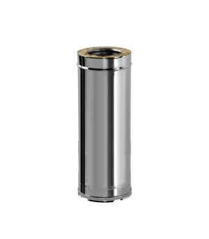 Дымоход Вулкан V50R сэндвич d150х250 х 1000 мм с изоляцией AISI 321/304