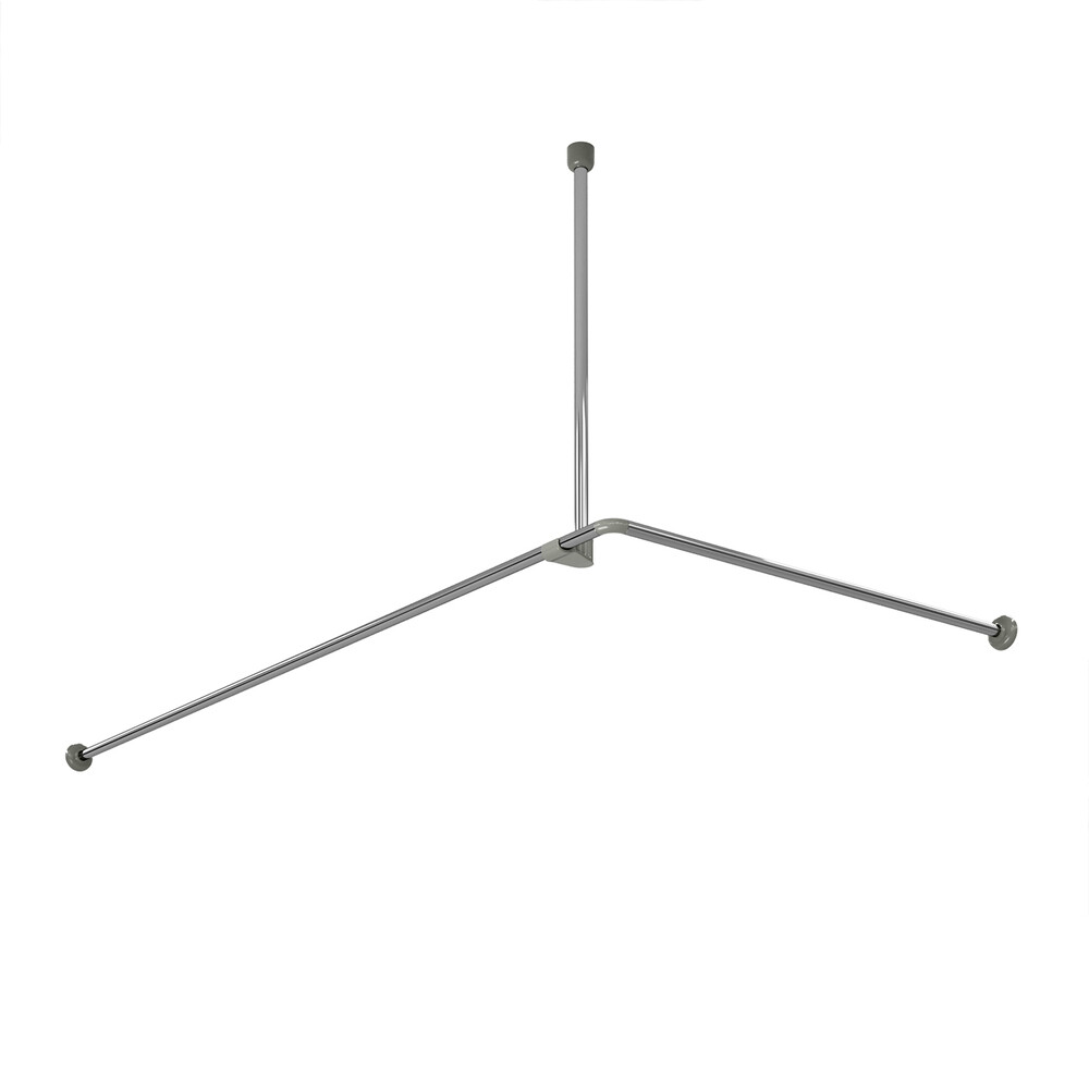 original-13142.jpg Карниз для ванной 180х90 см сборный Г-образный алюминий хром — изображение 1