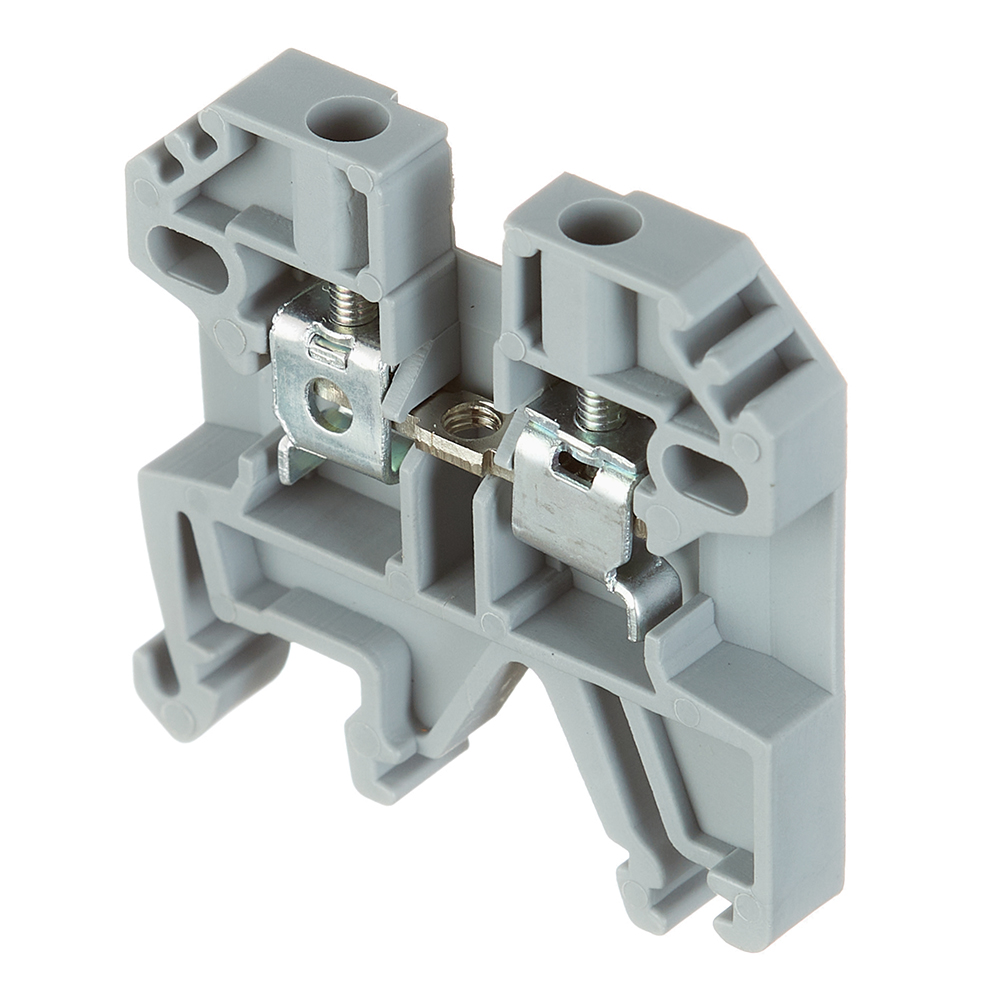 original-13190.jpg Колодка клеммная винтовая Navigator 2,5 кв.мм серая (10 шт.) (612089) — изображение 1