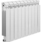 Радиатор биметаллический Global Style Plus 500 мм 10 секций 1" боковое подключение белый