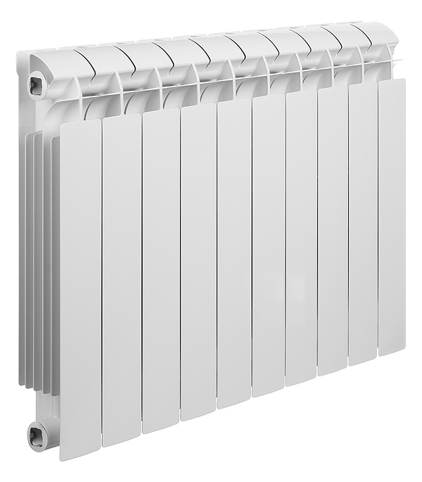 original-13206.jpg Радиатор биметаллический Global Style Plus 500 мм 10 секций 1" боковое подключение белый — изображение 1