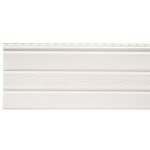 Софит ПВХ с центральной перфорацией Docke Standard пломбир 3000х305 мм