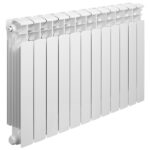 Радиатор биметаллический Rifar Base Ventil 500 мм 12 секций 3/4 нижнее правое подключение белый