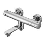 Смеситель для ванны Swedbe Mercury хром термостатический с коротким изливом без лейки (9045)