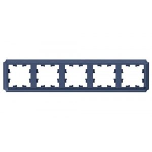 Рамка Systeme Electric AtlasDesign Antique пятиместная грифель (ATN100705)