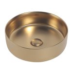 Раковина Abber Bequem 36 см накладная золото матовое (AC2108MMG)