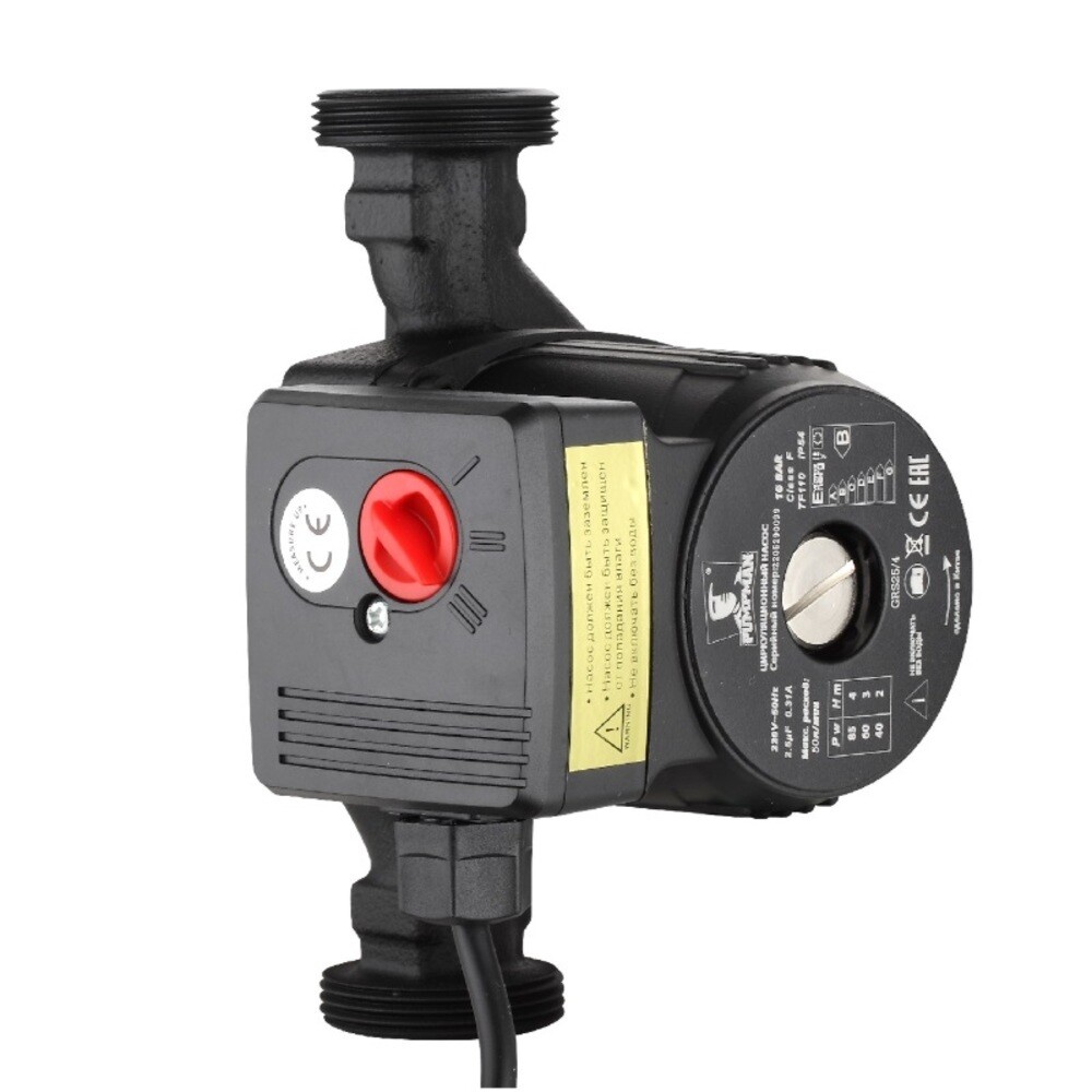 original-1379.jpg Циркуляционный насос для систем отопления Pumpman DN32 подъем 6 м 180 мм с гайками (GRS32/6) — изображение 1