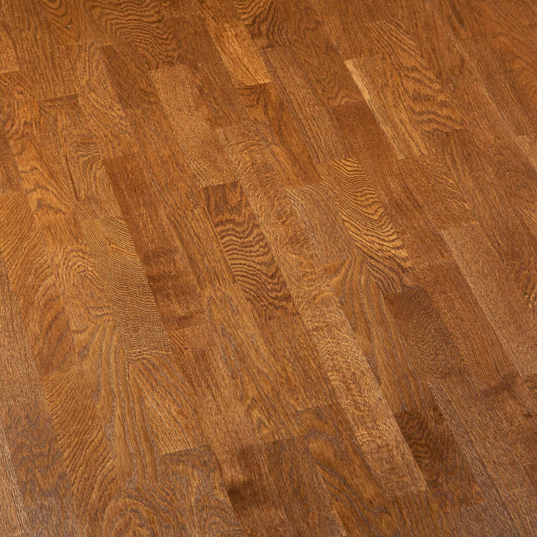 original-13879.jpg Паркетная доска Tarkett Salsa дуб шоколад 2,658 кв.м 14 мм трехполосная брашированная — изображение 1