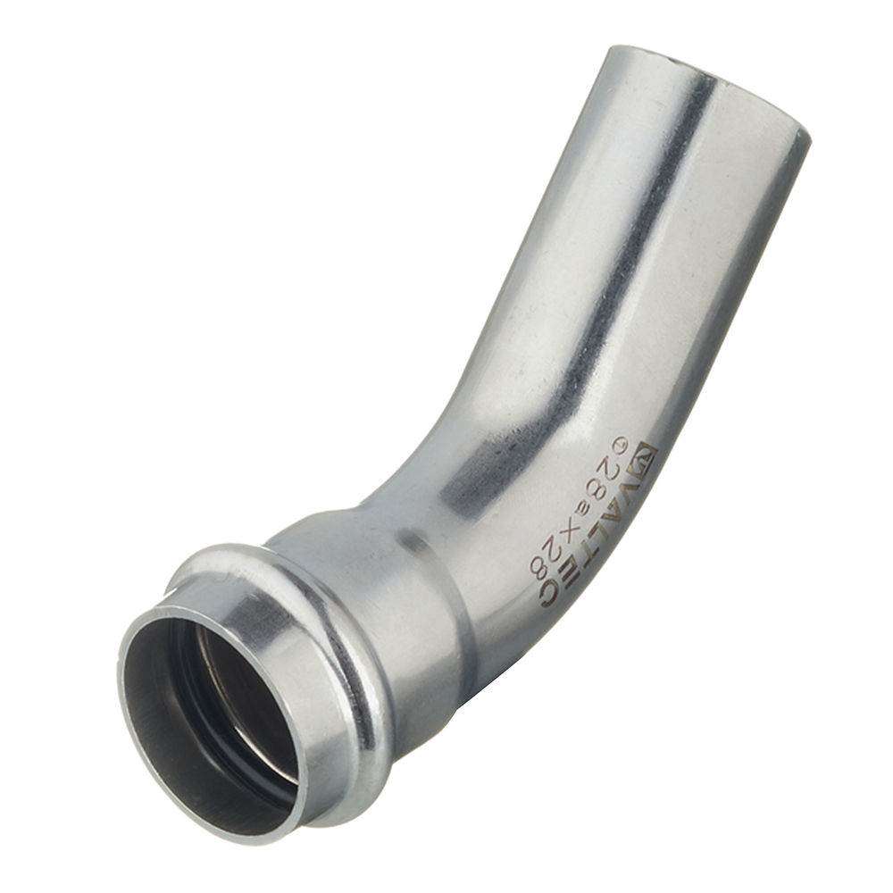 original-13927.jpg Угол VALTEC (VTi.958.I.002828) 45° 28 мм ВН нержавеющая сталь — изображение 1