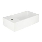 Раковина Corsa Deco WX200 45 см накладная с полочкой белая (ABWX3-45R)