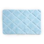 Коврик для ванной голубой 90х60 см WasserKraft Lippe (BM-6517)