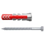 Дюбель универсальный Fischer DuoPower 10x50 мм нейлон с шурупом (4 шт.)