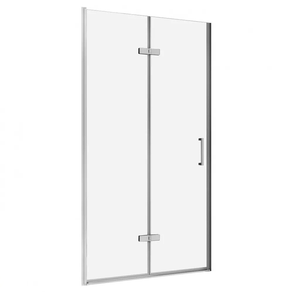 original-14399.jpg Душевая дверь Abber Zart стекло прозрачное 90х195 см профиль хром 6 мм складная (AG08090P) — изображение 1